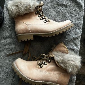 Tan booties!